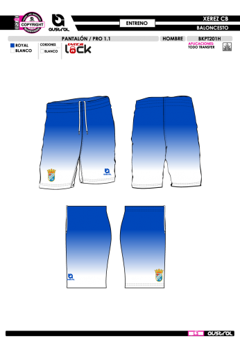Pantalón Corto PRO 1.1 - Entreno - Royal